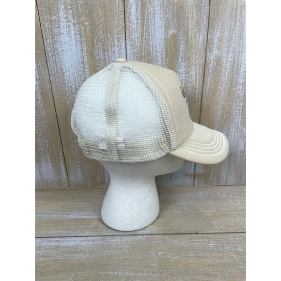 Vintage Care Bears 1982 Beige Snapback Trucker Hat Car main image 5